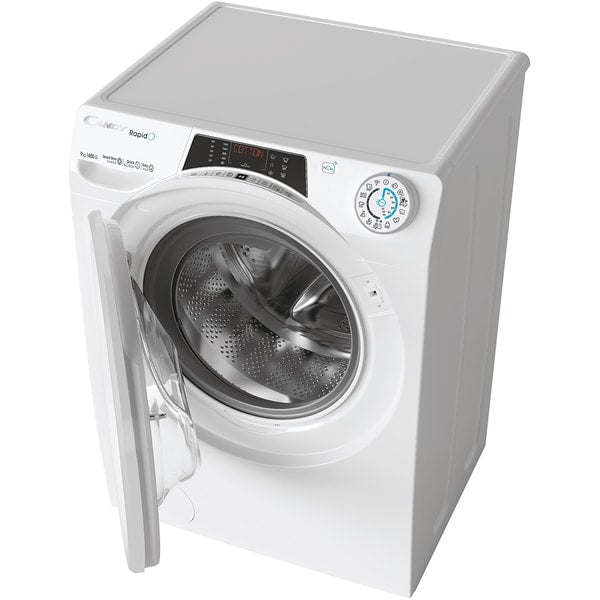 Masina de Spalat Candy RO 1496DWMT/1-S RapidO, 9kg, 1400,  A, BPM, MPS, 6D, WiFi+BT, Steam, White+White+white ring - EpicHome