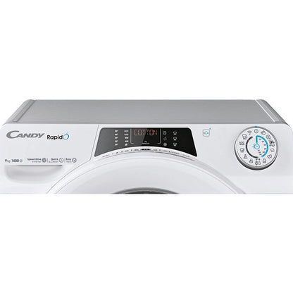 Masina de Spalat Candy RO 1496DWMT/1-S RapidO, 9kg, 1400,  A, BPM, MPS, 6D, WiFi+BT, Steam, White+White+white ring - EpicHome