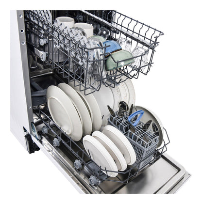 Masina de spalat vase Pyramis DW 45FI5, total incorporabila, 10 seturi, 5 programe, Clasa E, 45 cm - EpicHome.ro