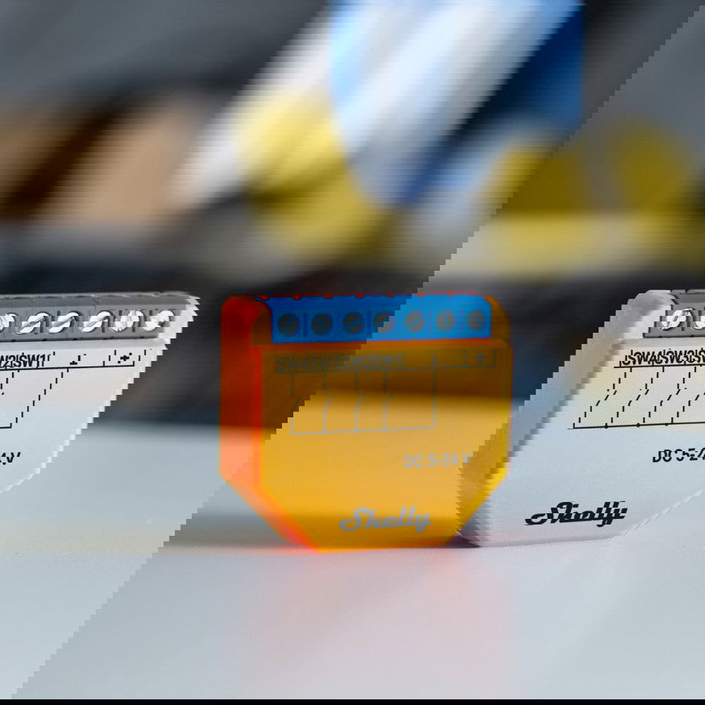 Modul Wi-fi Pentru Activarea Scenelor Shelly Plus I4 - DC, 4 Canale, Compatibil Cu Amazon Alexa Si Google Assistant - EpicHome