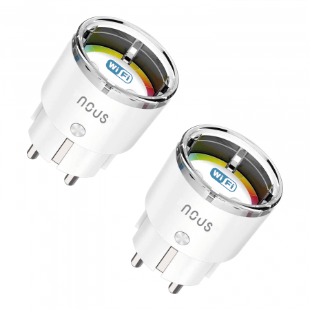 Pachet 2 prize smart Nous A1, Wi-Fi, 15A/3450W - EpicHome.ro