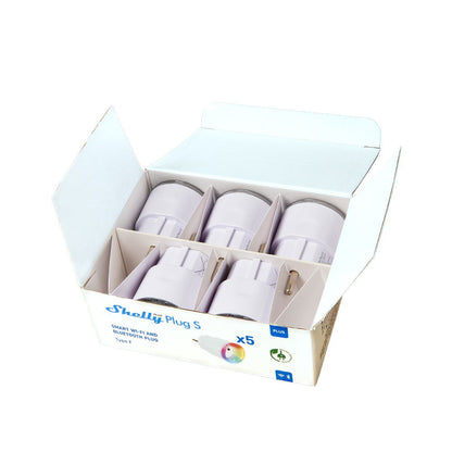 Pachet 5 prize smart Shelly Plus Plug S, Wi-Fi, cu monitorizare consum - EpicHome.ro