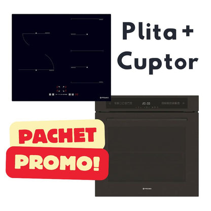 Pachet PROMO plita pe inductie (PHI62432FMB) + cuptor eletric (PO78123010BL?) - EpicHome