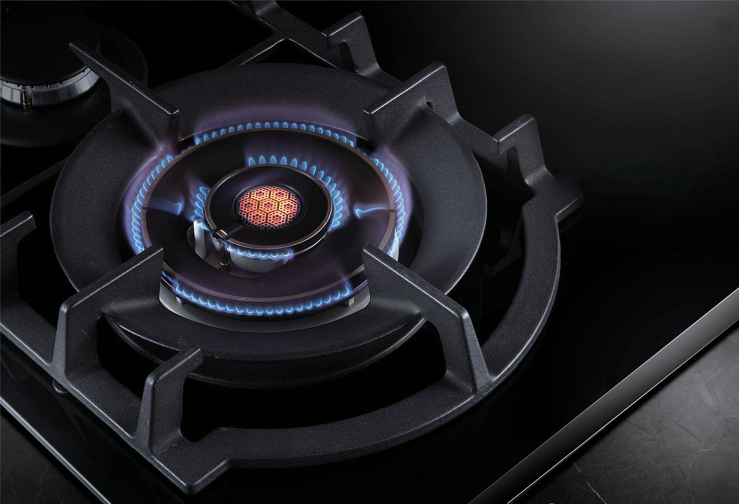 Pachet Plita Wok + Cuptor electric | Plita pe gaz Pyramis 2.0 Wok HONEY Comb Black Glass + Cuptor electric Pyramis PO78094010EBL? Full Black Glass - EpicHome