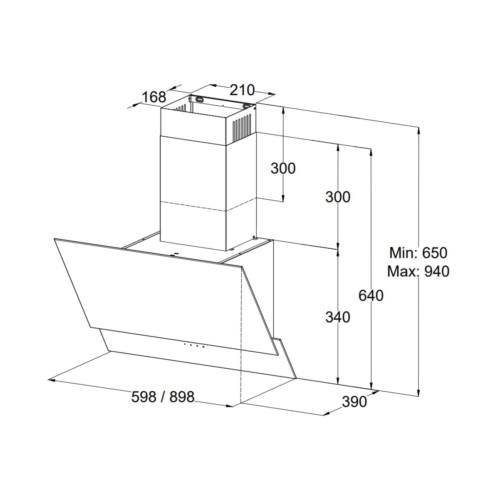 Pachet Pyramis Trio Copper Line 2082 Full Touch Black Glass Matt - cuptor electric, plita gaz si hota decorativa, 16 functii, clasa A, volum 72 l, Soft Close, Rotisor, ghidaje telescopice, 4 arzatoare, gratare fonta, finisaj sticla neagra mata - EpicHome