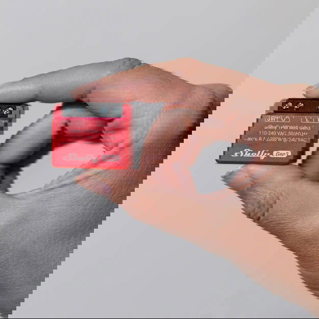 Pachet de 2 relee inteligente Shelly  1PM Mini GEN3, 1 canal, 8A - EpicHome