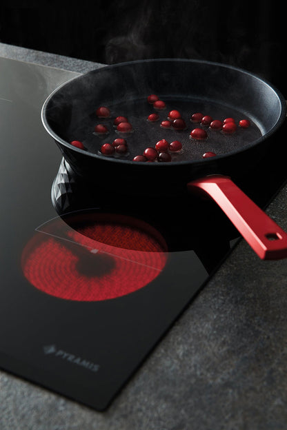 Plita vitroceramica Pyramis PHC61631BFB Black Glass, 6 zone de gatit, 9 trepte de putere, 58x51 cm - EpicHome.ro