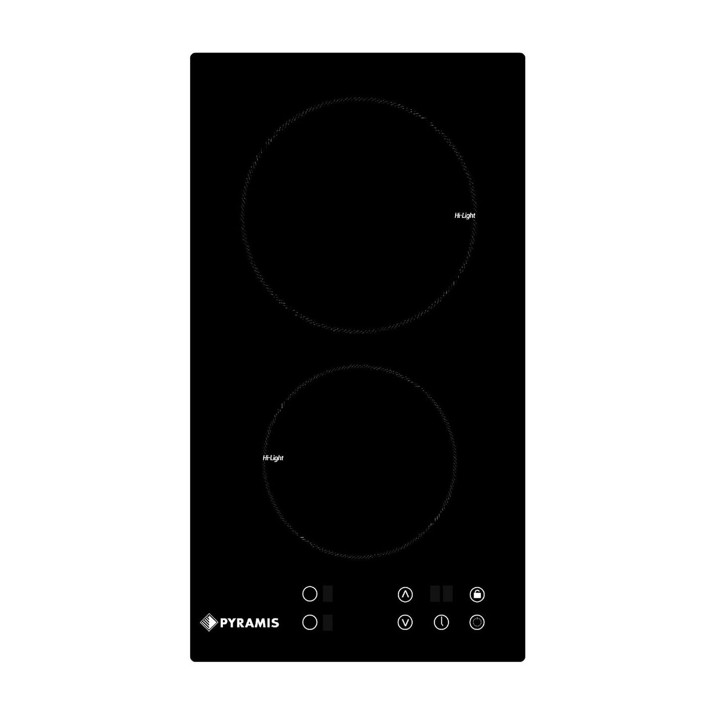 Plita vitroceramica domino Pyramis 29HL310, 2 zone de gatit, 9 trepte de putere, 29x51 cm - EpicHome.ro