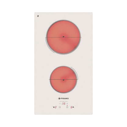 Plita vitroceramica domino Pyramis PHC31230F, 2 zone de gatit, 9 trepte de putere, 29x51 cm - EpicHome.ro