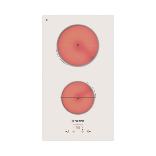 Plita vitroceramica domino Pyramis PHC31230F, 2 zone de gatit, 9 trepte de putere, 29x51 cm - EpicHome.ro