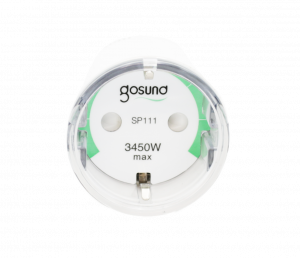 Priza smart Gosund SP111, Wireless, 15A, monitorizare consum, protectie copii - EpicHome.ro