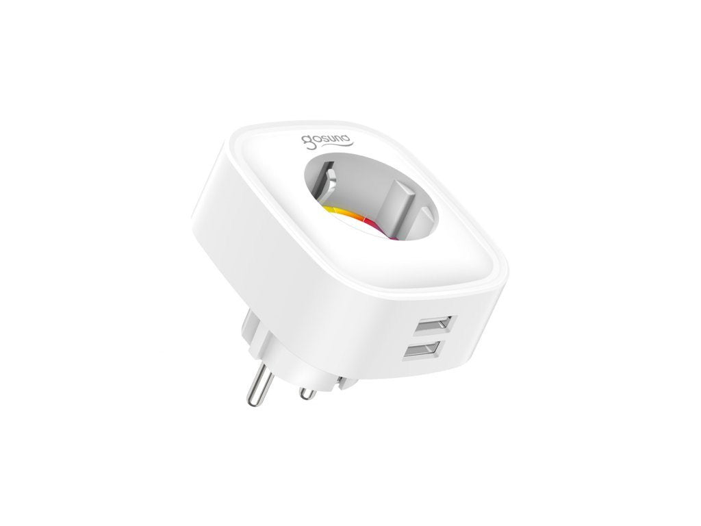 Priza smart Gosund SP112, Wi-Fi, 16A, 2xUSB, monitorizare consum energie - EpicHome.ro