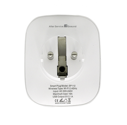 Priza smart Gosund SP112, Wi-Fi, 16A, 2xUSB, monitorizare consum energie - EpicHome.ro