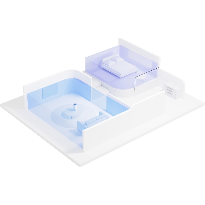 Purificator de aer Xiaomi BHR5860EU Smart Air Purifier 4 Compact, Smart Wi-Fi, CADR 230m3/h, Filtru HEPA, PM2.5, acoperire 48mp - EpicHome