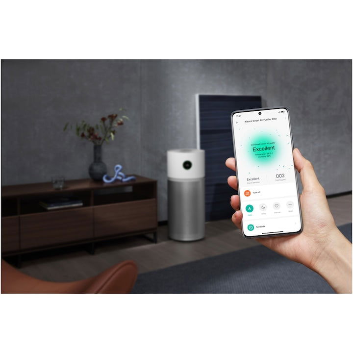 Purificator de aer Xiaomi Smart Air Purifier Elite EU, PCARD 600 m3/h, MI Home, Sterilizator, Touch screen, BHR6359EU, alb - EpicHome