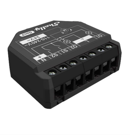 Releu inteligent Shelly 2PM GEN3, 2 canale, monitorizare consum, WiFi, Bluetooth, 2x10A - EpicHome