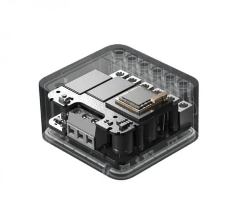 Releu inteligent cu 2 canale Aqara Dual Relay Module T2, Zigbee, monitorizare consum, dry contact - EpicHome