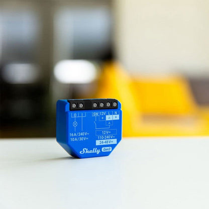 Releu smart Shelly 1 GEN3, 1 canal, 16A, WiFi, contact uscat (dry contact) - EpicHome.ro