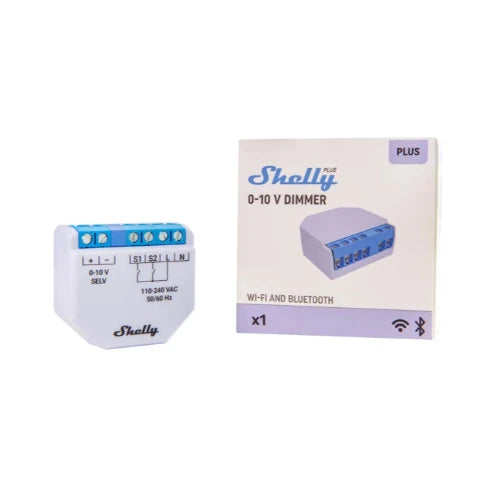 Releu smart Shelly Plus, 0-10V Dimmer, WiFi - EpicHome.ro