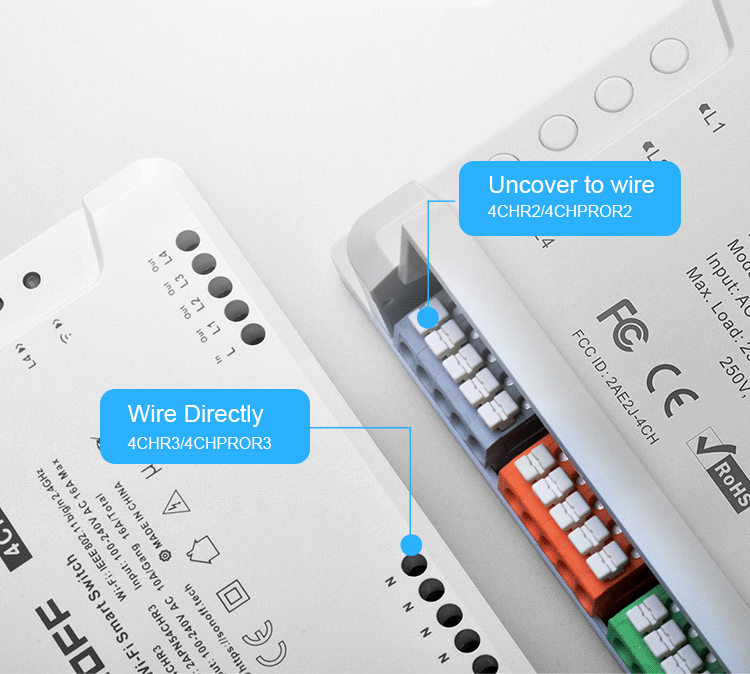 Releu smart  Sonoff 4CH Pro R3, Wireless, 4 canale - EpicHome.ro