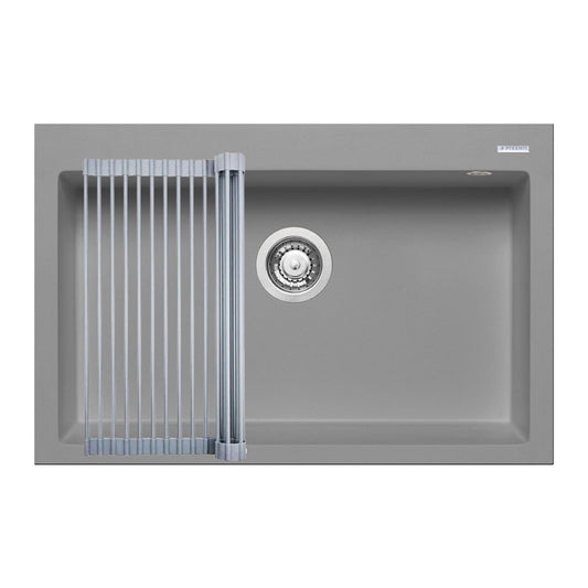 Set chiuveta granit Pyramis ISTROS 76x50cm si suport multifunctional ROLL UP - EpicHome