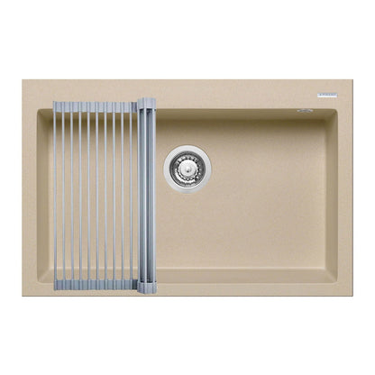 Set chiuveta granit Pyramis ISTROS 76x50cm si suport multifunctional ROLL UP - EpicHome