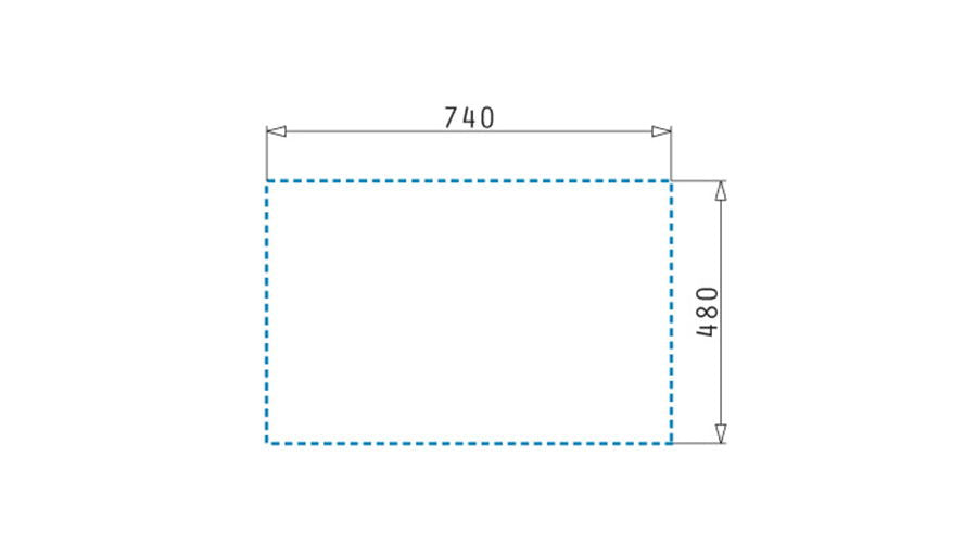 Set chiuveta granit Pyramis ISTROS 76x50cm si suport multifunctional ROLL UP - EpicHome
