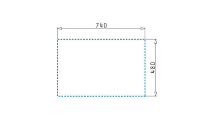 Set chiuveta granit Pyramis ISTROS 76x50cm si suport multifunctional ROLL UP - EpicHome