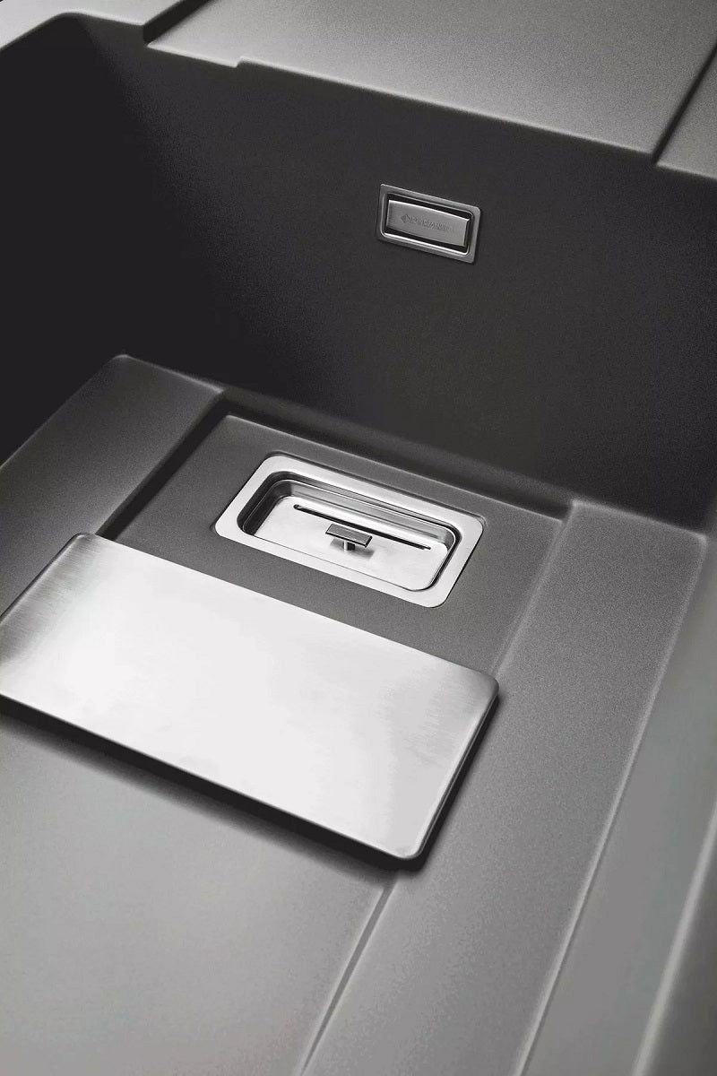 Set chiuveta granit Pyramis KARTESIO 86x50cm si suport multifunctional ROLL UP - EpicHome