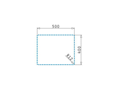 Set chiuveta inox Pyramis ASTRIS COLORA 50x40cm si baterie ECO BELLO - EpicHome