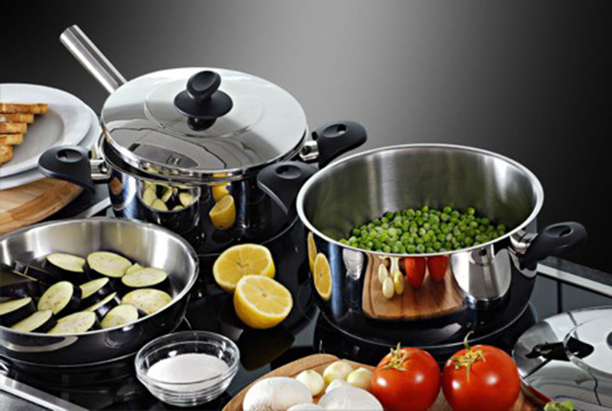 Set vase de gatit inox Pyramis GOURMET - EpicHome