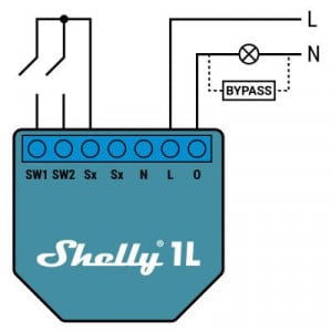 Shelly Bypass R2 (accesoriu pentru Shelly 1L si Shelly Dimmer 2) - EpicHome.ro