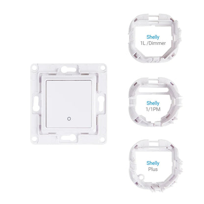 Shelly Wall Switch 1, alb - necesita releu Shelly - EpicHome.ro