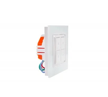 Shelly Wall Switch 4, alb - necesita releu Shelly - EpicHome.ro