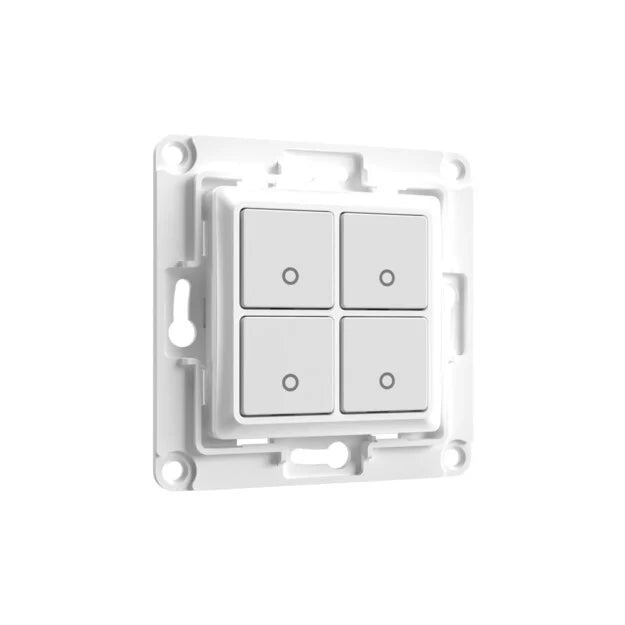 Shelly Wall Switch 4, alb - necesita releu Shelly - EpicHome.ro