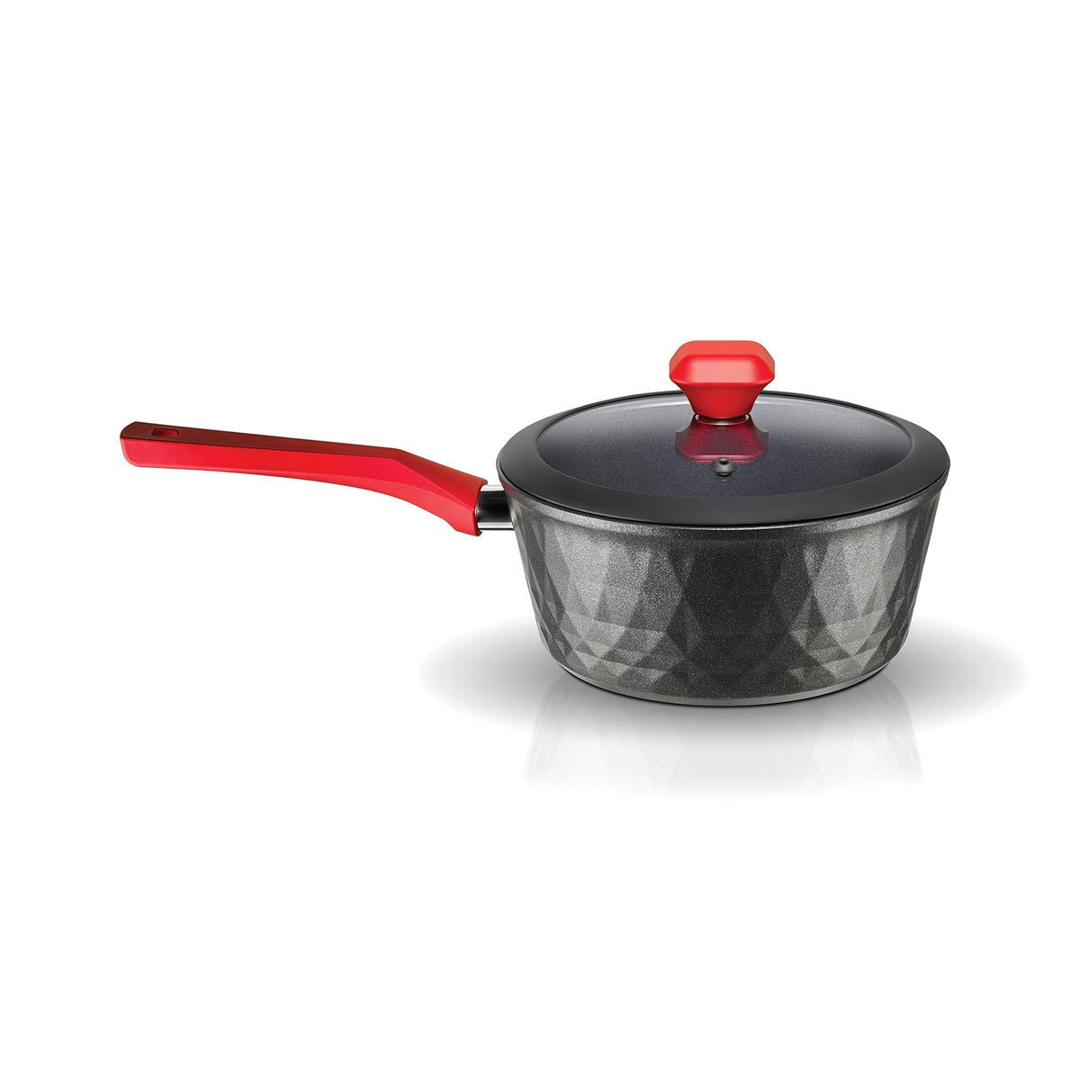 Sosiera aliminiu Pyramis RED DIAMOND 18cm - EpicHome