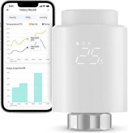 Valva termostatica pentru calorifer Sonoff TRVZB, Zigbee 3.0 - EpicHome.ro